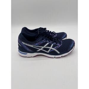Asics Gel-Excite 4 T6E8N Running Shoes Blue Purple Silver Womens Sz 9